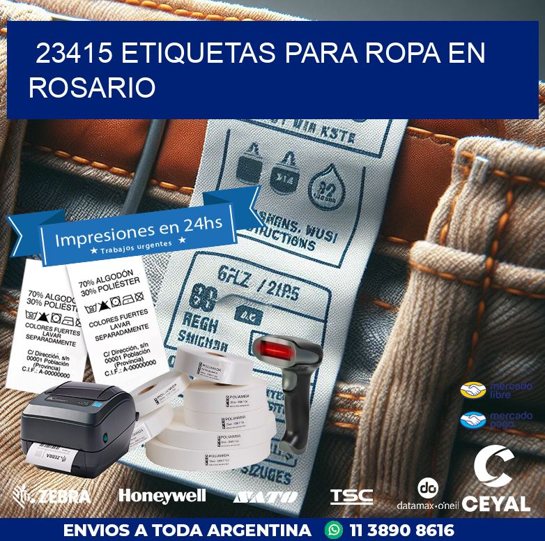 23415 ETIQUETAS PARA ROPA EN ROSARIO