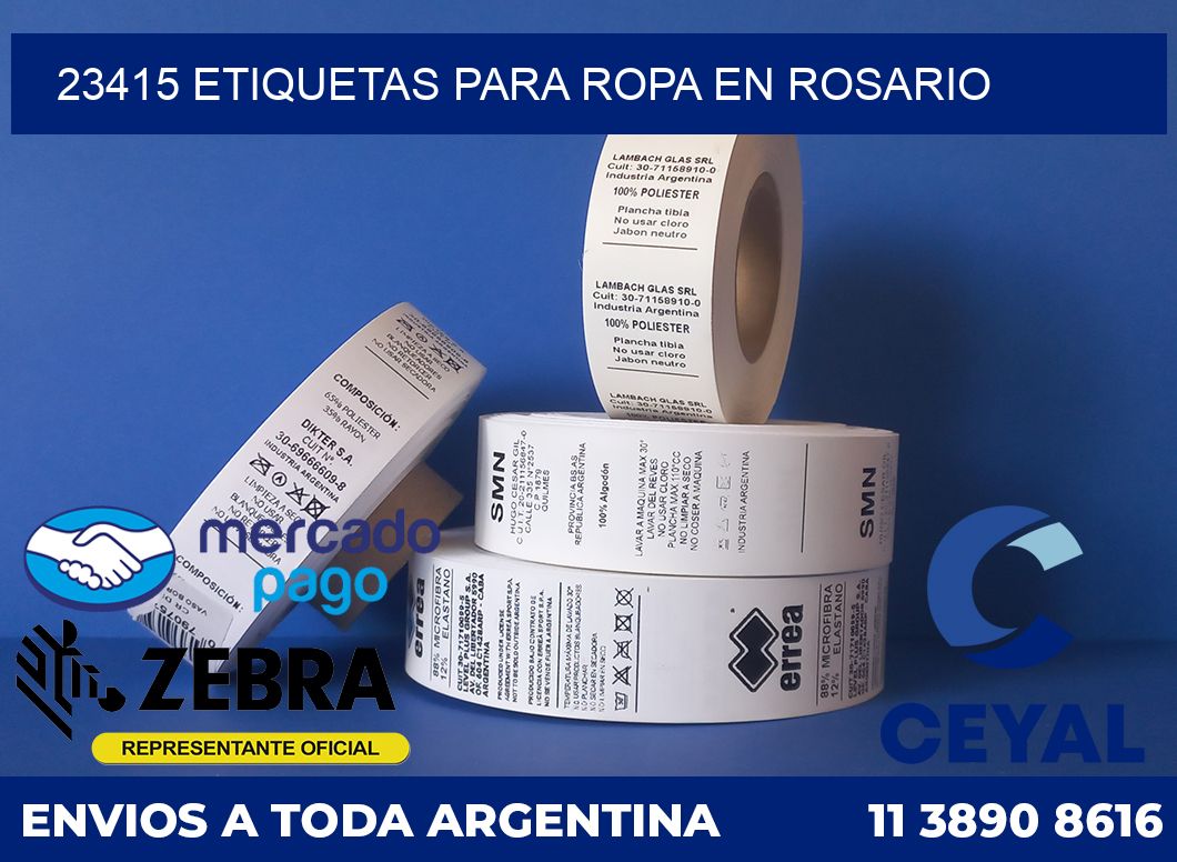 23415 ETIQUETAS PARA ROPA EN ROSARIO