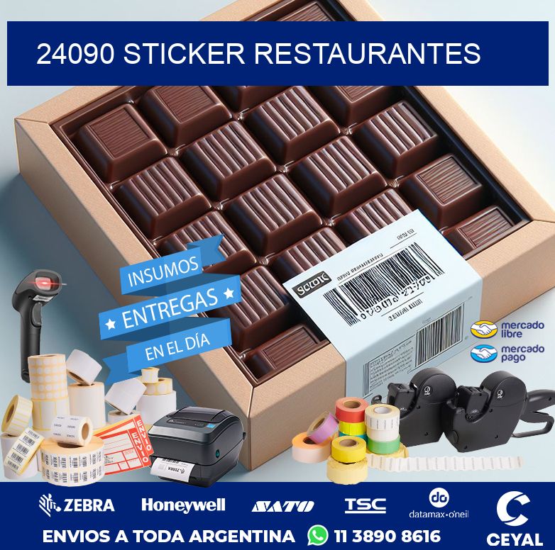 24090 STICKER RESTAURANTES