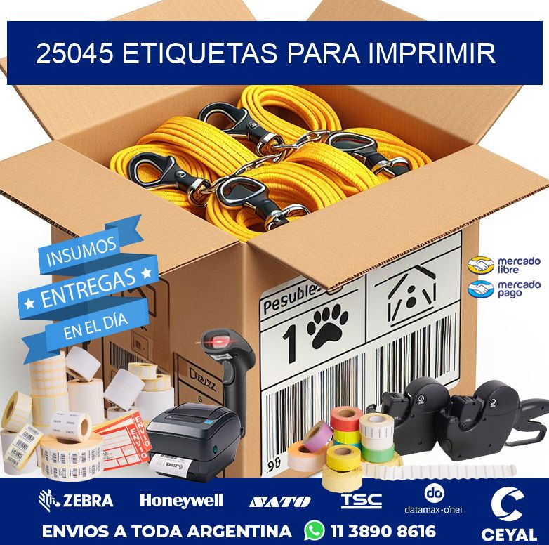 25045 ETIQUETAS PARA IMPRIMIR