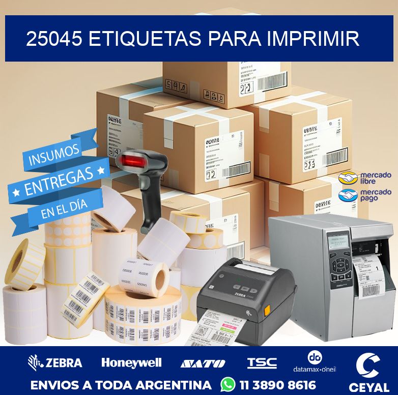 25045 ETIQUETAS PARA IMPRIMIR