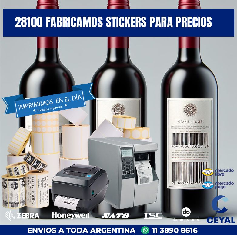 28100 FABRICAMOS STICKERS PARA PRECIOS