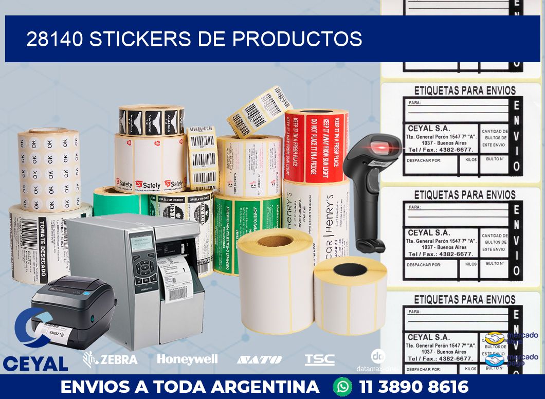 28140 STICKERS DE PRODUCTOS