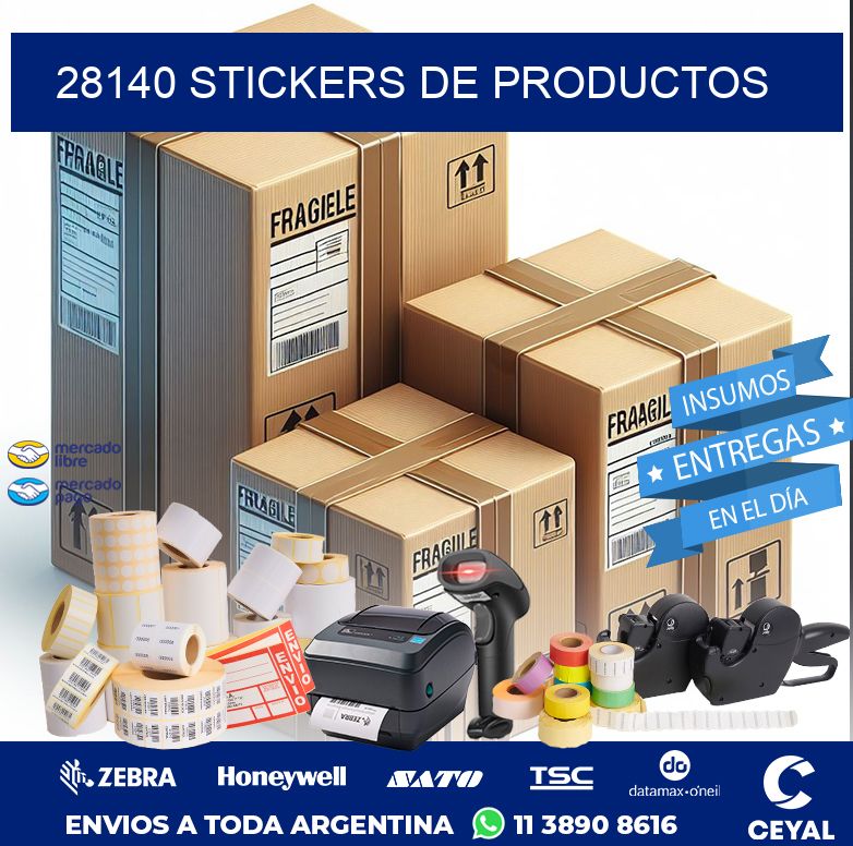 28140 STICKERS DE PRODUCTOS