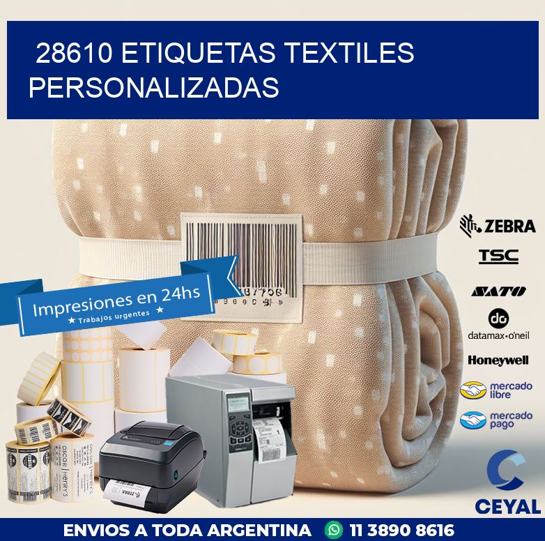 28610 ETIQUETAS TEXTILES PERSONALIZADAS