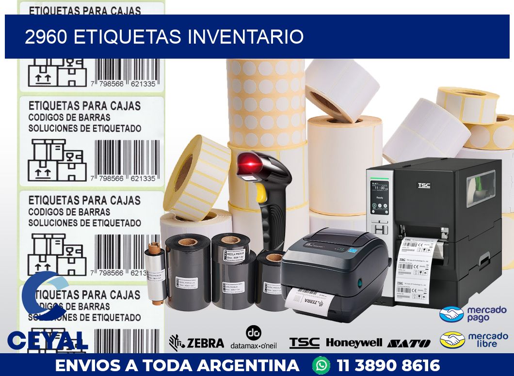 2960 ETIQUETAS INVENTARIO