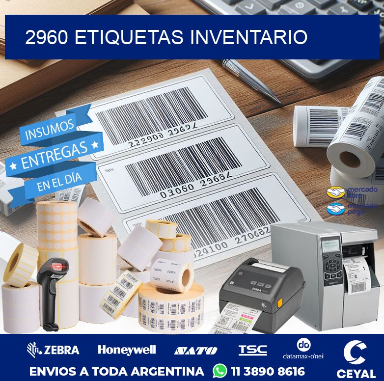 2960 ETIQUETAS INVENTARIO