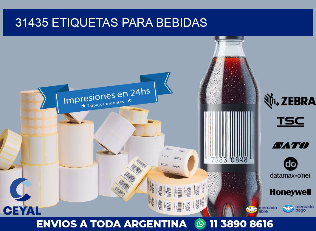 31435 ETIQUETAS PARA BEBIDAS