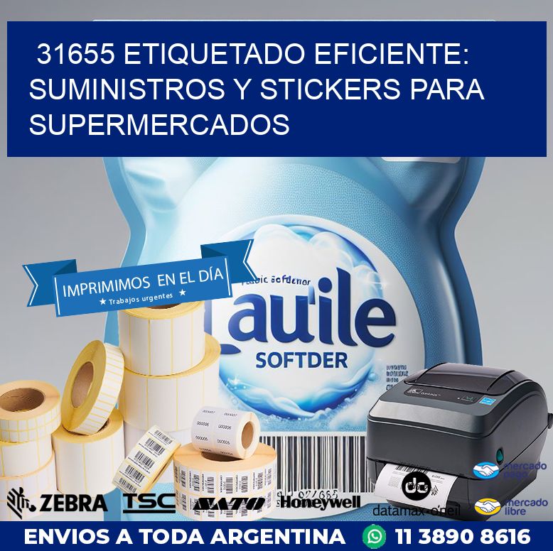 31655 ETIQUETADO EFICIENTE: SUMINISTROS Y STICKERS PARA SUPERMERCADOS