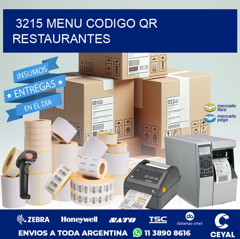3215 MENU CODIGO QR RESTAURANTES