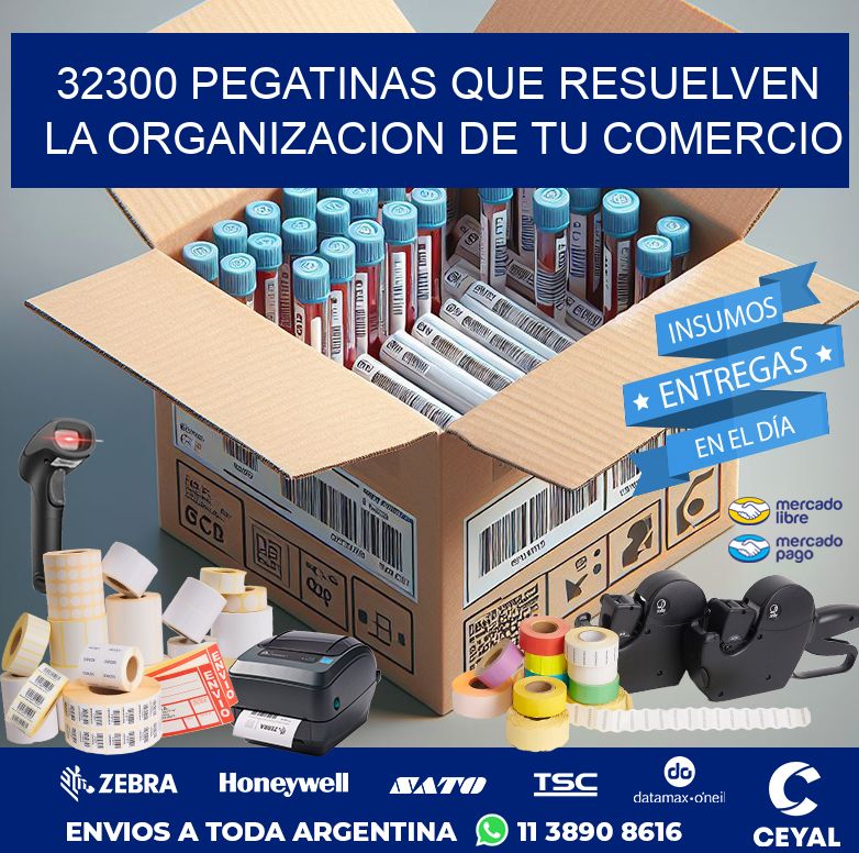32300 PEGATINAS QUE RESUELVEN LA ORGANIZACION DE TU COMERCIO