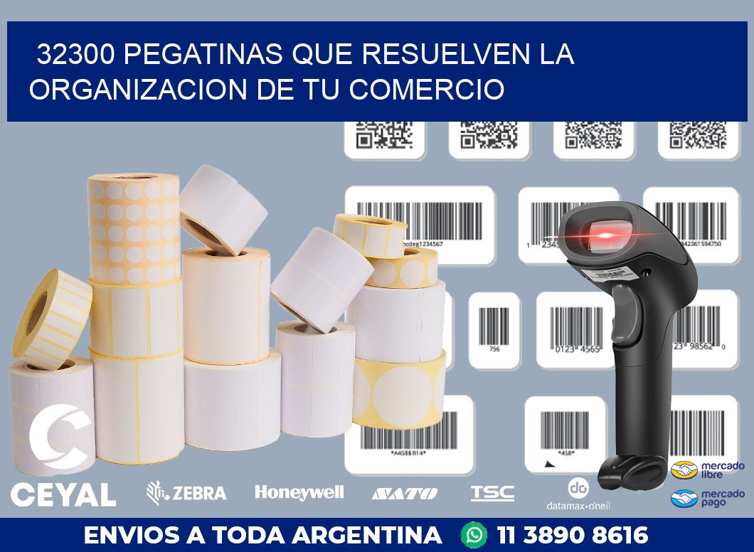 32300 PEGATINAS QUE RESUELVEN LA ORGANIZACION DE TU COMERCIO