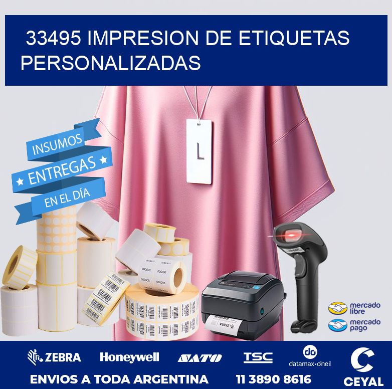 33495 IMPRESION DE ETIQUETAS PERSONALIZADAS