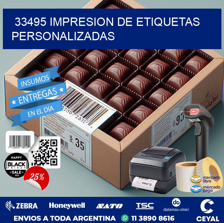 33495 IMPRESION DE ETIQUETAS PERSONALIZADAS
