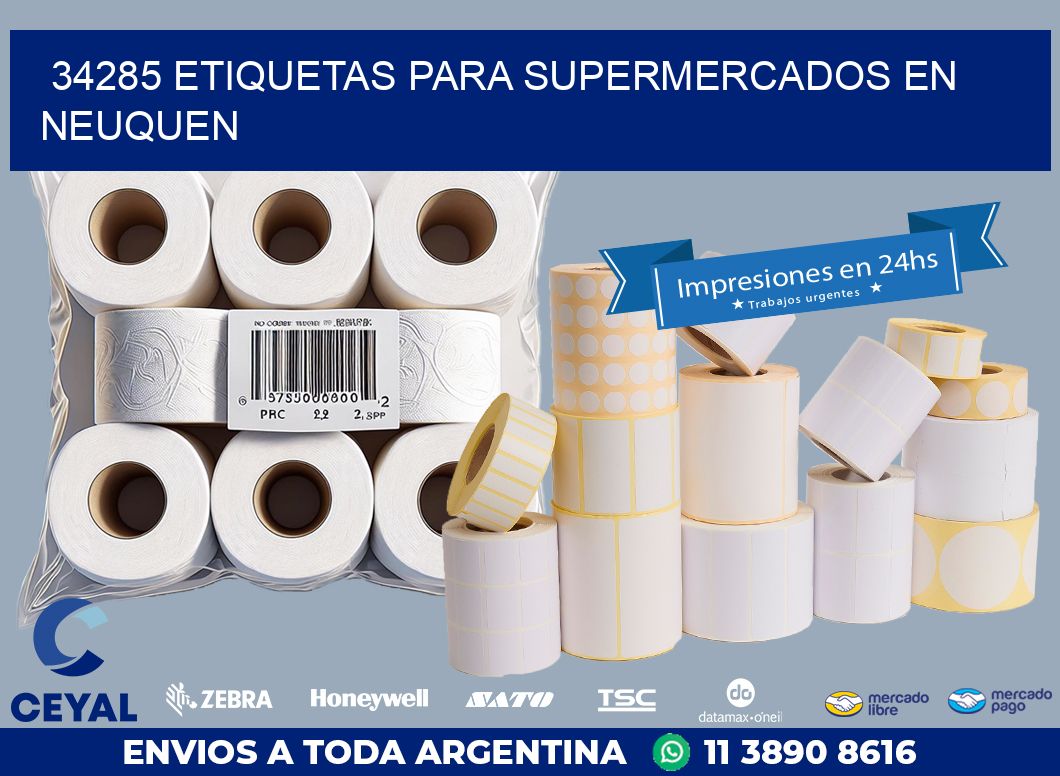 34285 ETIQUETAS PARA SUPERMERCADOS EN NEUQUEN
