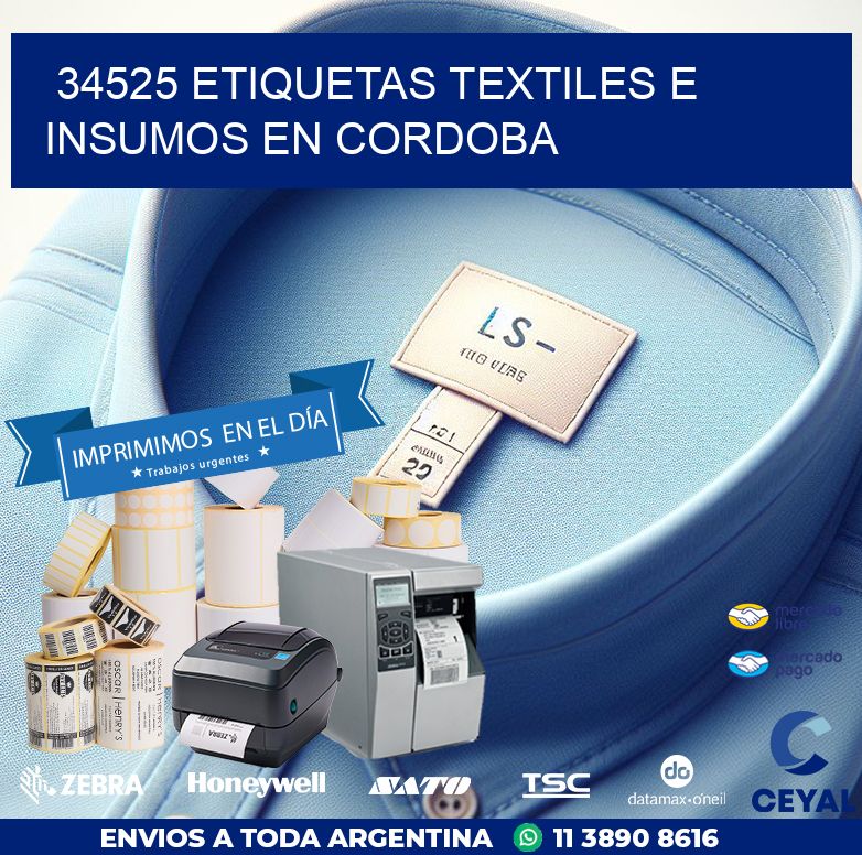 34525 ETIQUETAS TEXTILES E INSUMOS EN CORDOBA