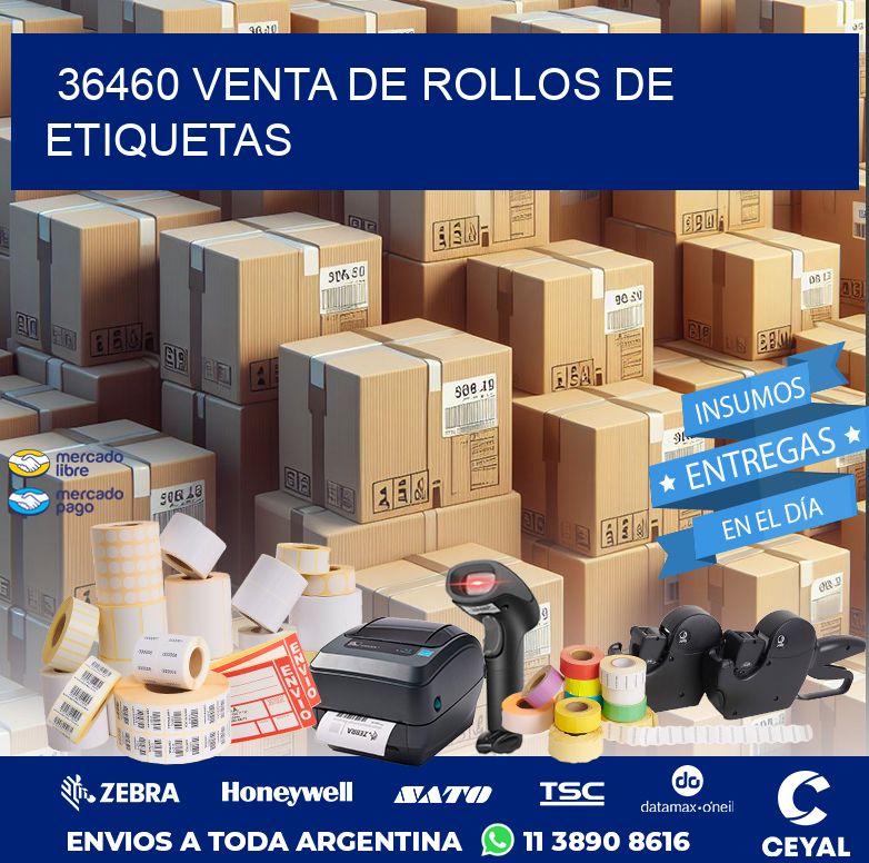 36460 VENTA DE ROLLOS DE ETIQUETAS