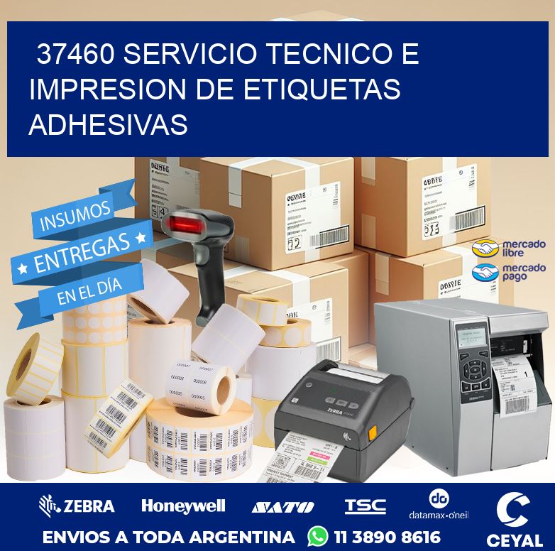 37460 SERVICIO TECNICO E IMPRESION DE ETIQUETAS ADHESIVAS