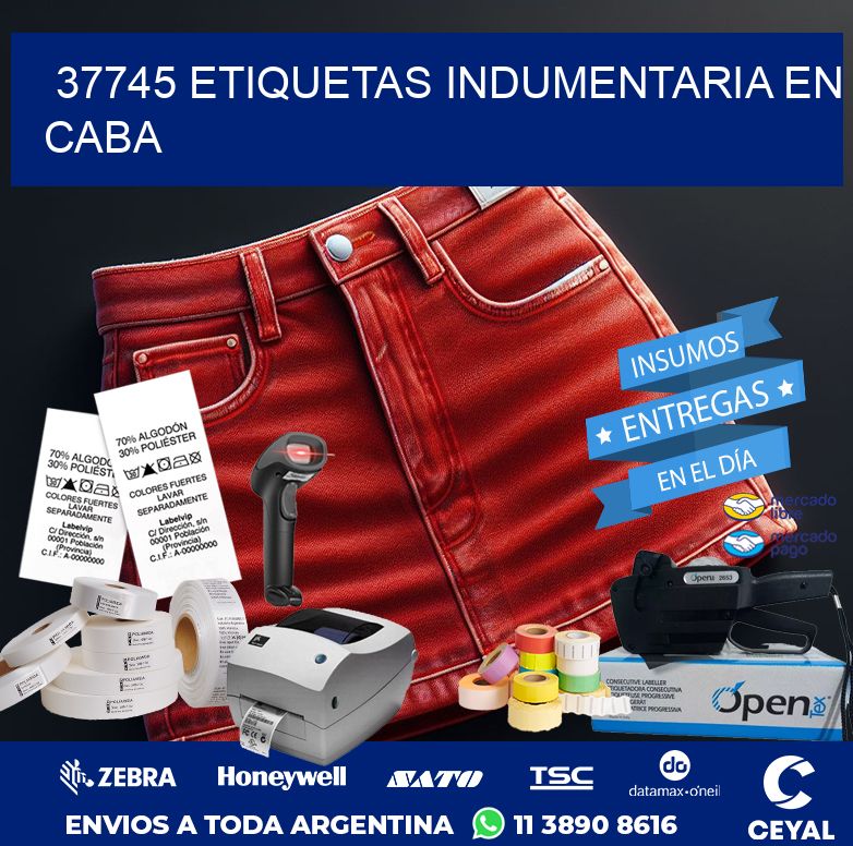 37745 ETIQUETAS INDUMENTARIA EN CABA