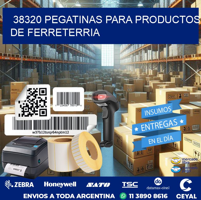 38320 PEGATINAS PARA PRODUCTOS DE FERRETERRIA