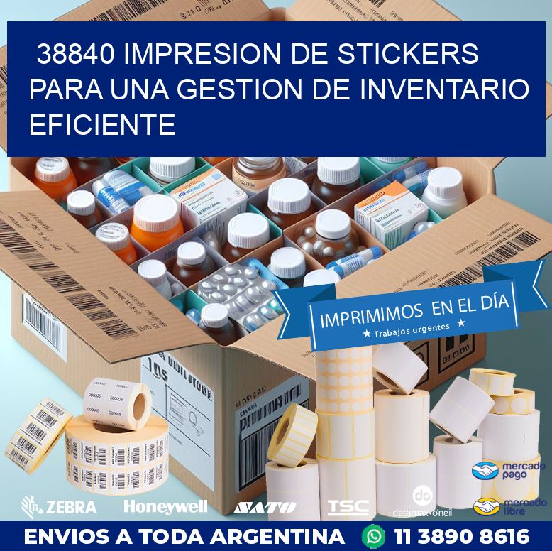 38840 IMPRESION DE STICKERS PARA UNA GESTION DE INVENTARIO EFICIENTE