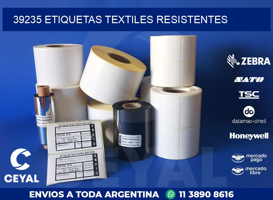39235 ETIQUETAS TEXTILES RESISTENTES