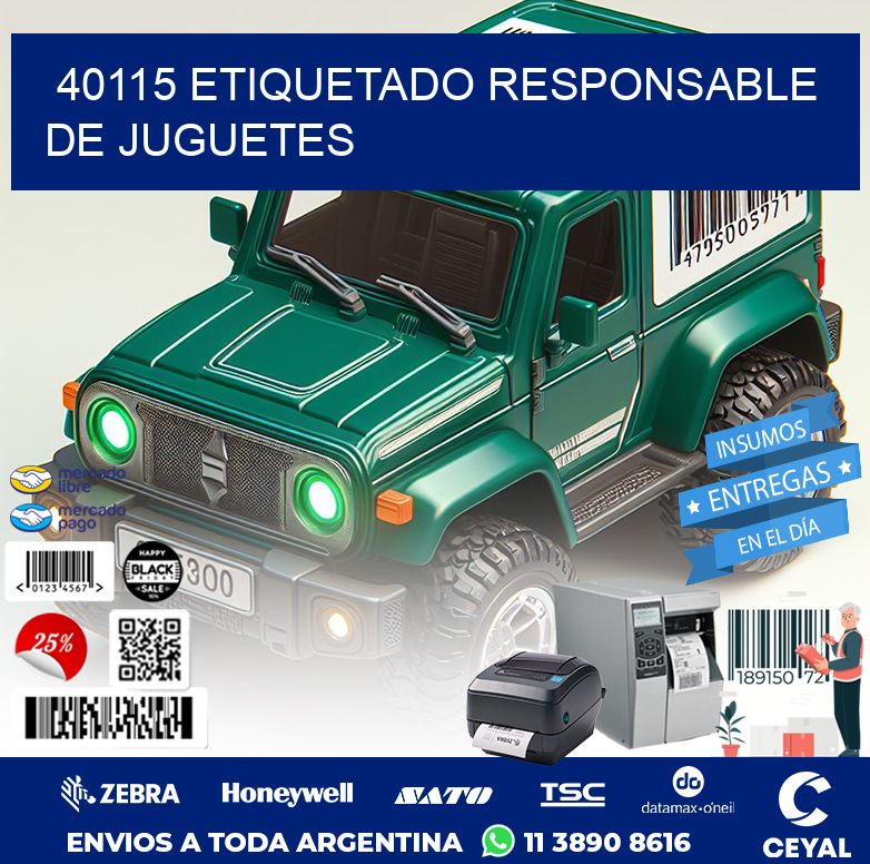 40115 ETIQUETADO RESPONSABLE DE JUGUETES