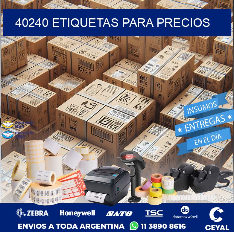 40240 ETIQUETAS PARA PRECIOS