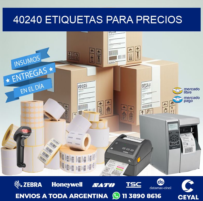40240 ETIQUETAS PARA PRECIOS