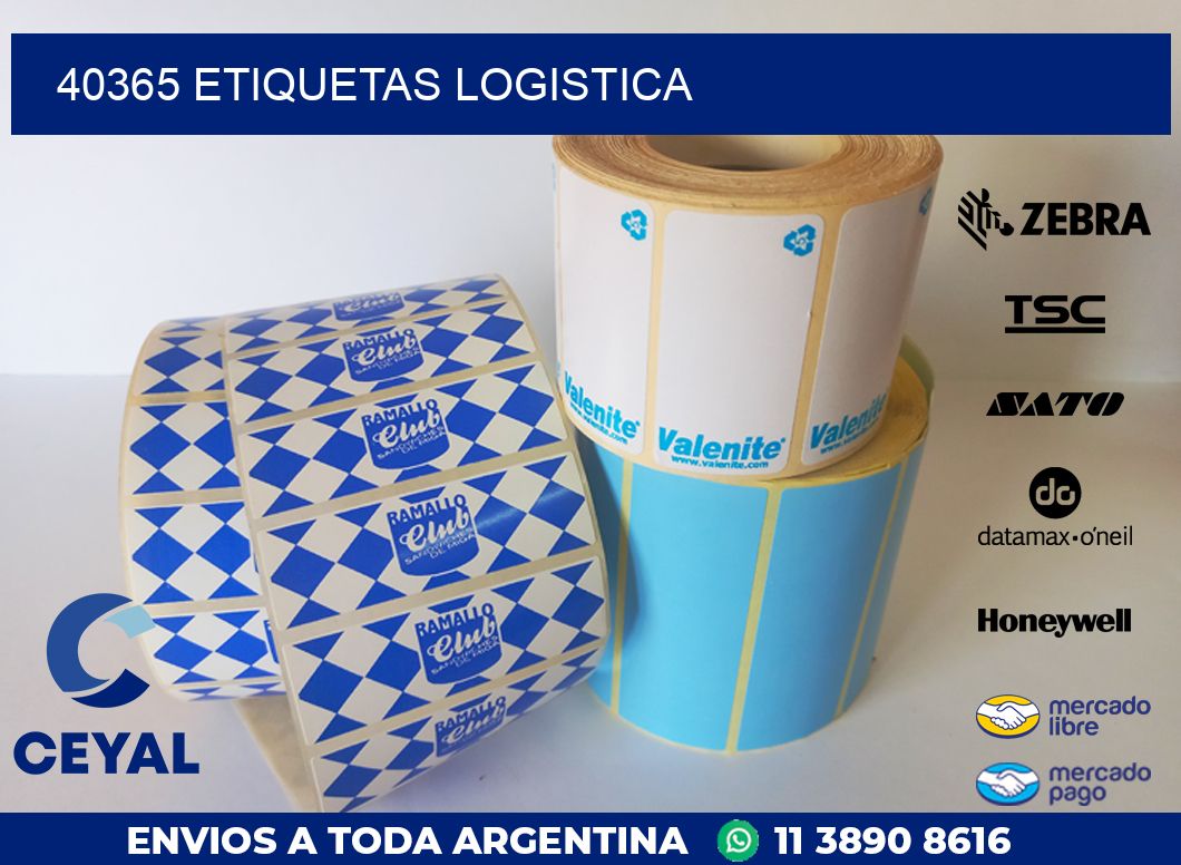 40365 ETIQUETAS LOGISTICA