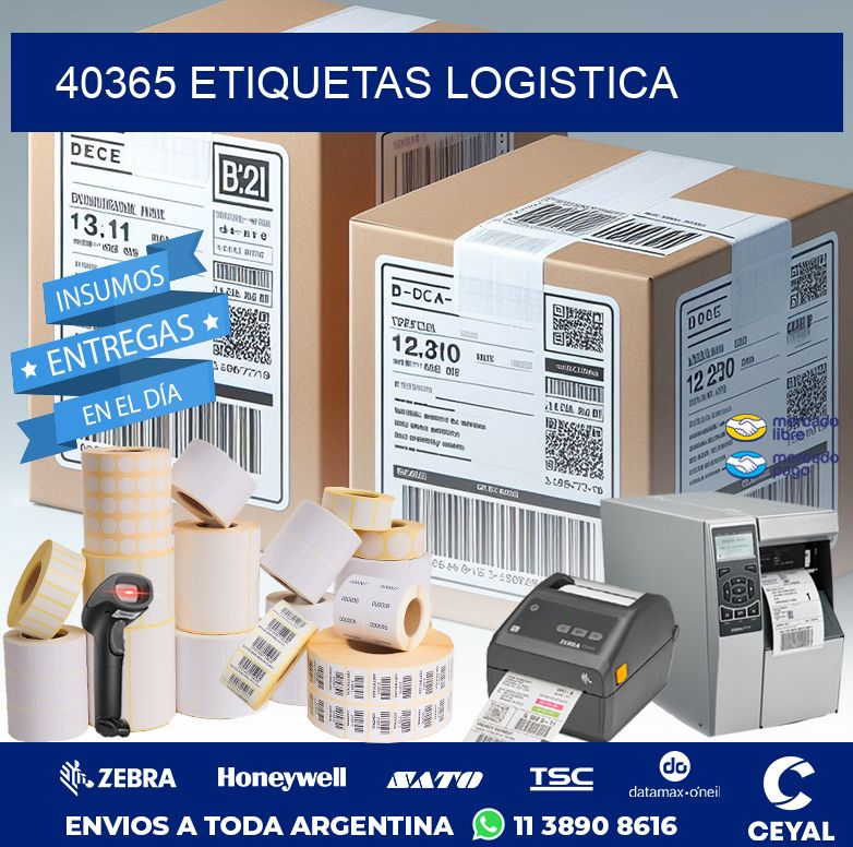 40365 ETIQUETAS LOGISTICA