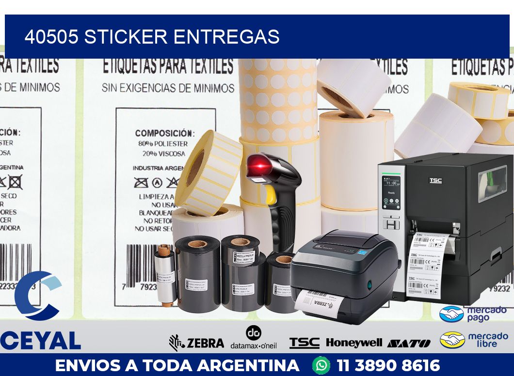 40505 STICKER ENTREGAS