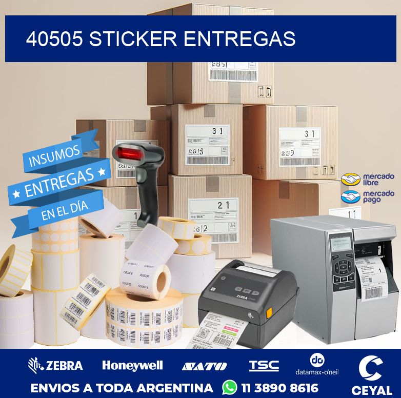 40505 STICKER ENTREGAS
