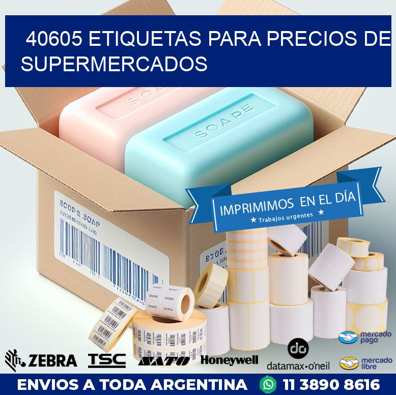 40605 ETIQUETAS PARA PRECIOS DE SUPERMERCADOS