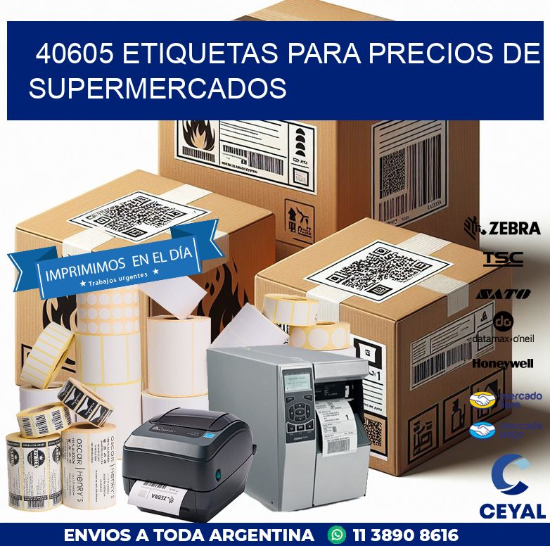 40605 ETIQUETAS PARA PRECIOS DE SUPERMERCADOS