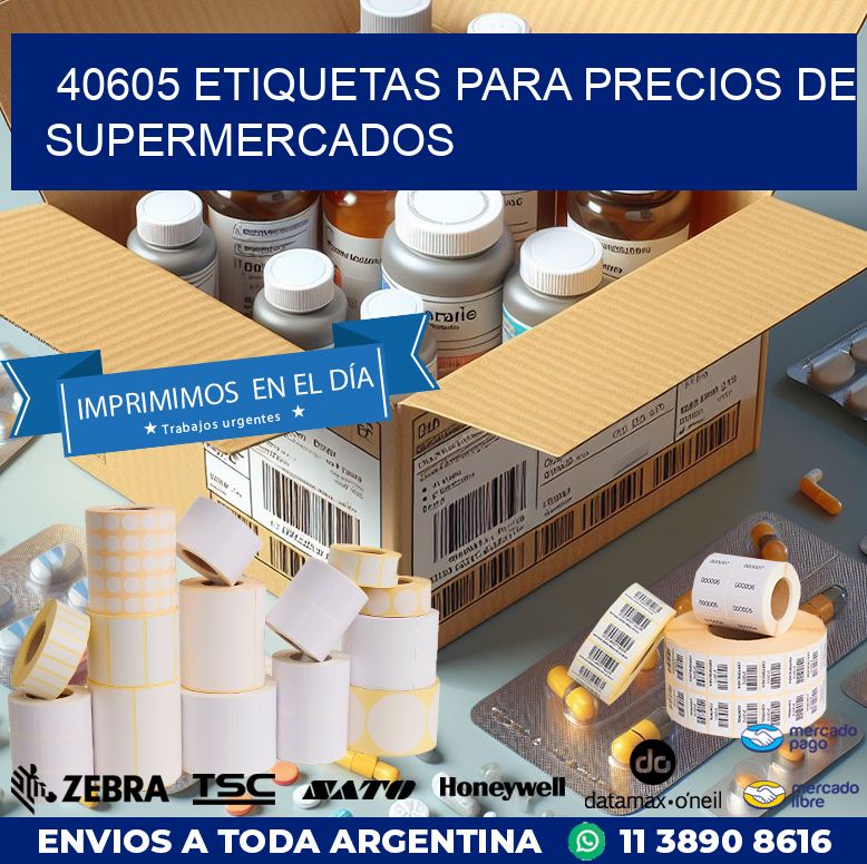 40605 ETIQUETAS PARA PRECIOS DE SUPERMERCADOS