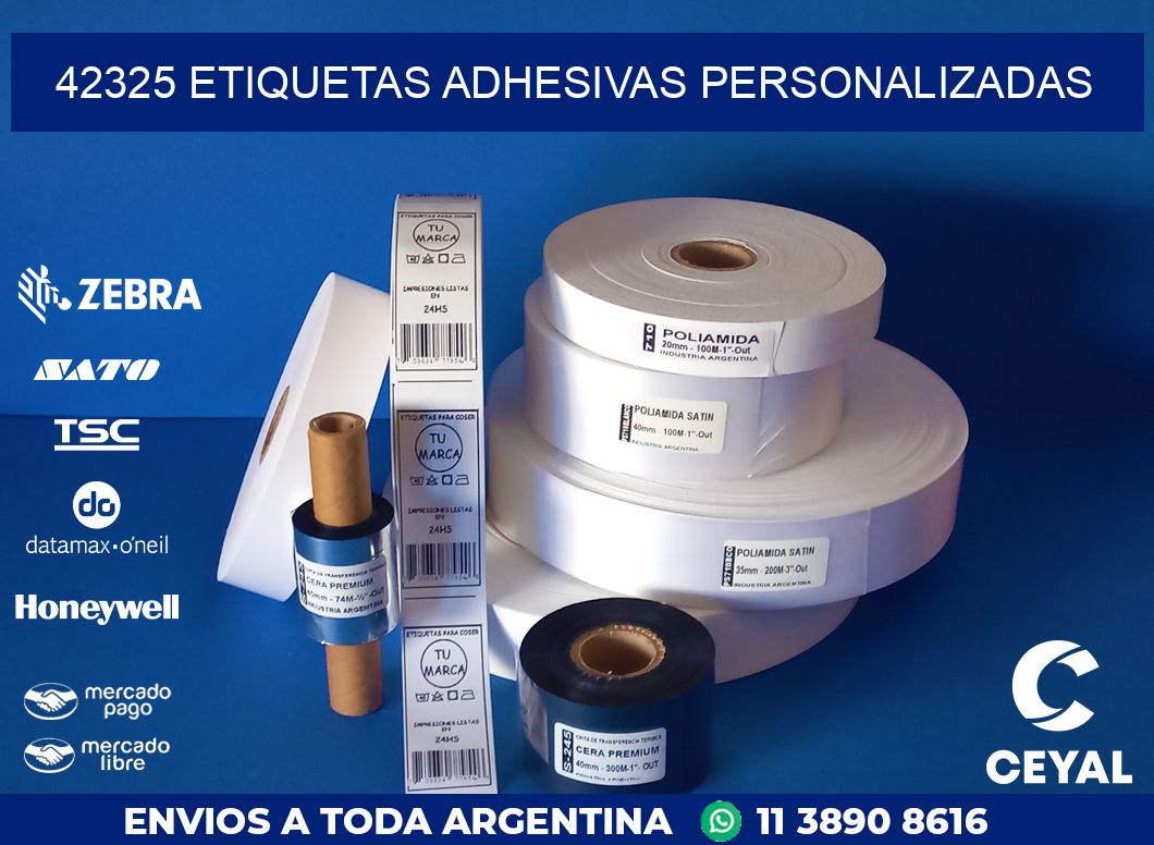 42325 ETIQUETAS ADHESIVAS PERSONALIZADAS