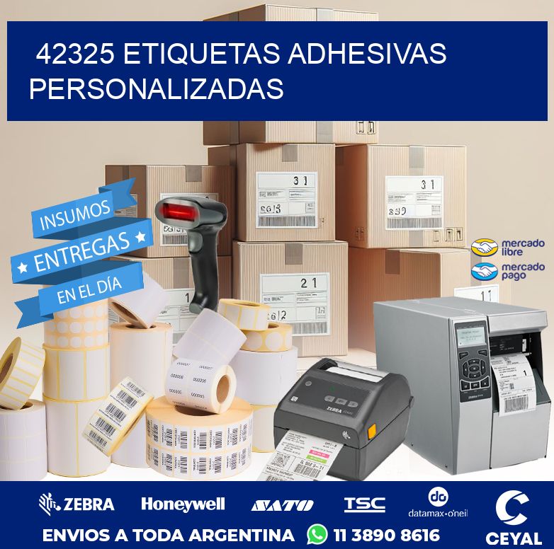 42325 ETIQUETAS ADHESIVAS PERSONALIZADAS