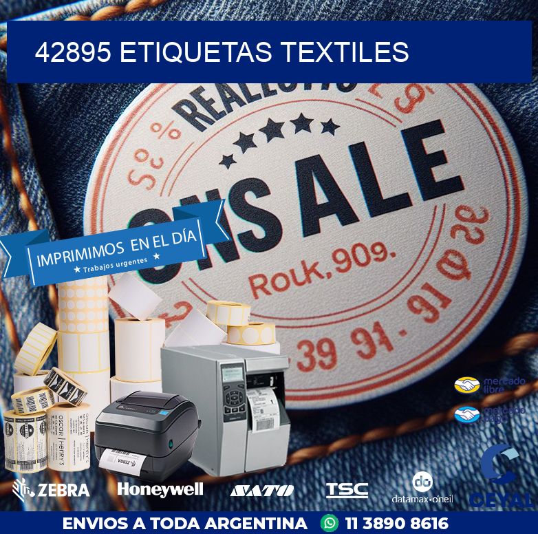 42895 ETIQUETAS TEXTILES