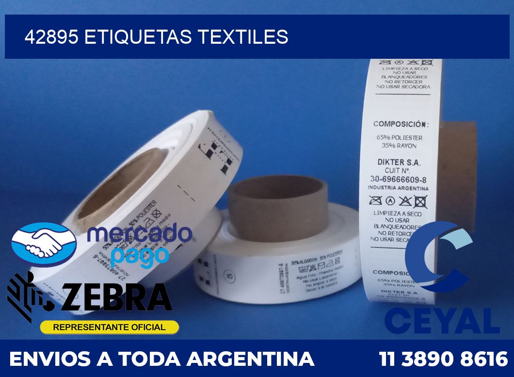 42895 ETIQUETAS TEXTILES