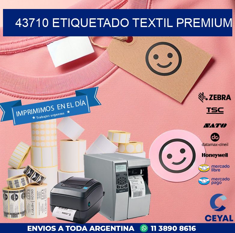 43710 ETIQUETADO TEXTIL PREMIUM
