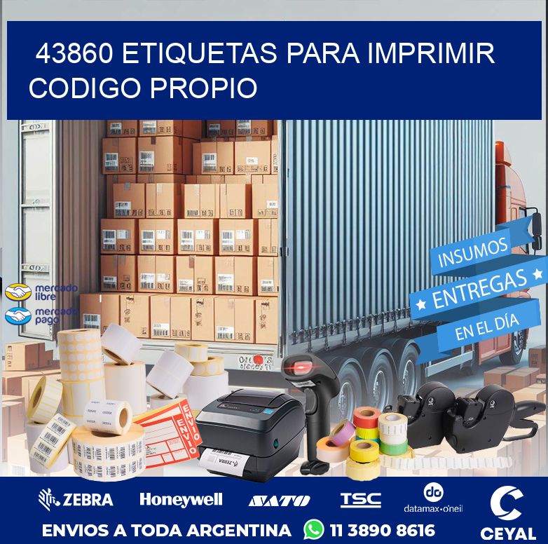 43860 ETIQUETAS PARA IMPRIMIR CODIGO PROPIO