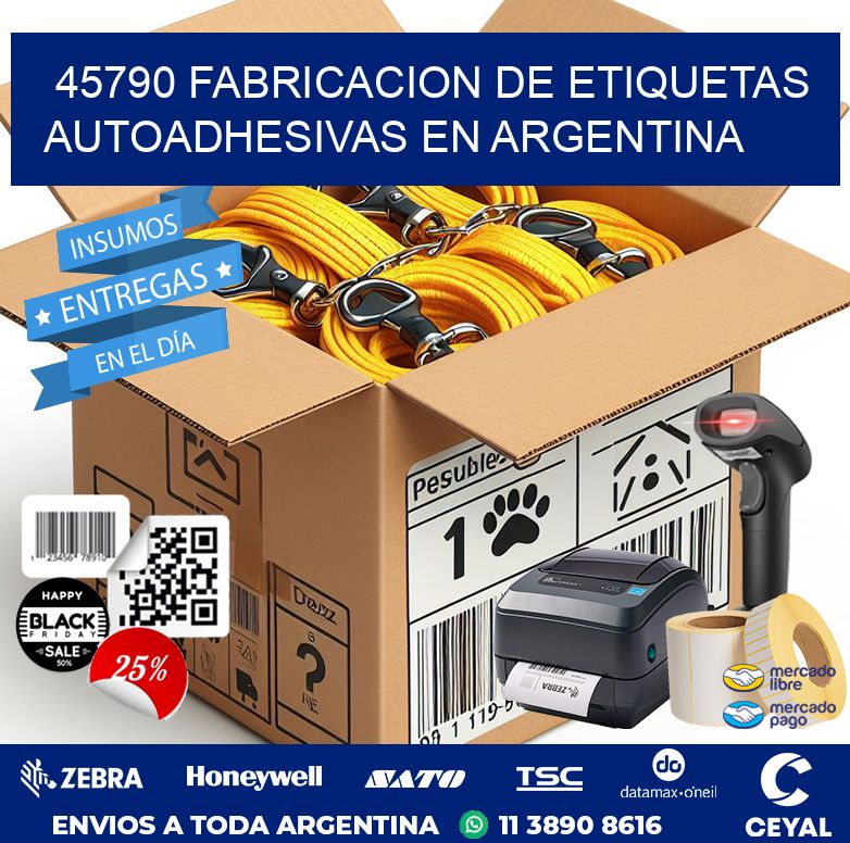 45790 FABRICACION DE ETIQUETAS AUTOADHESIVAS EN ARGENTINA