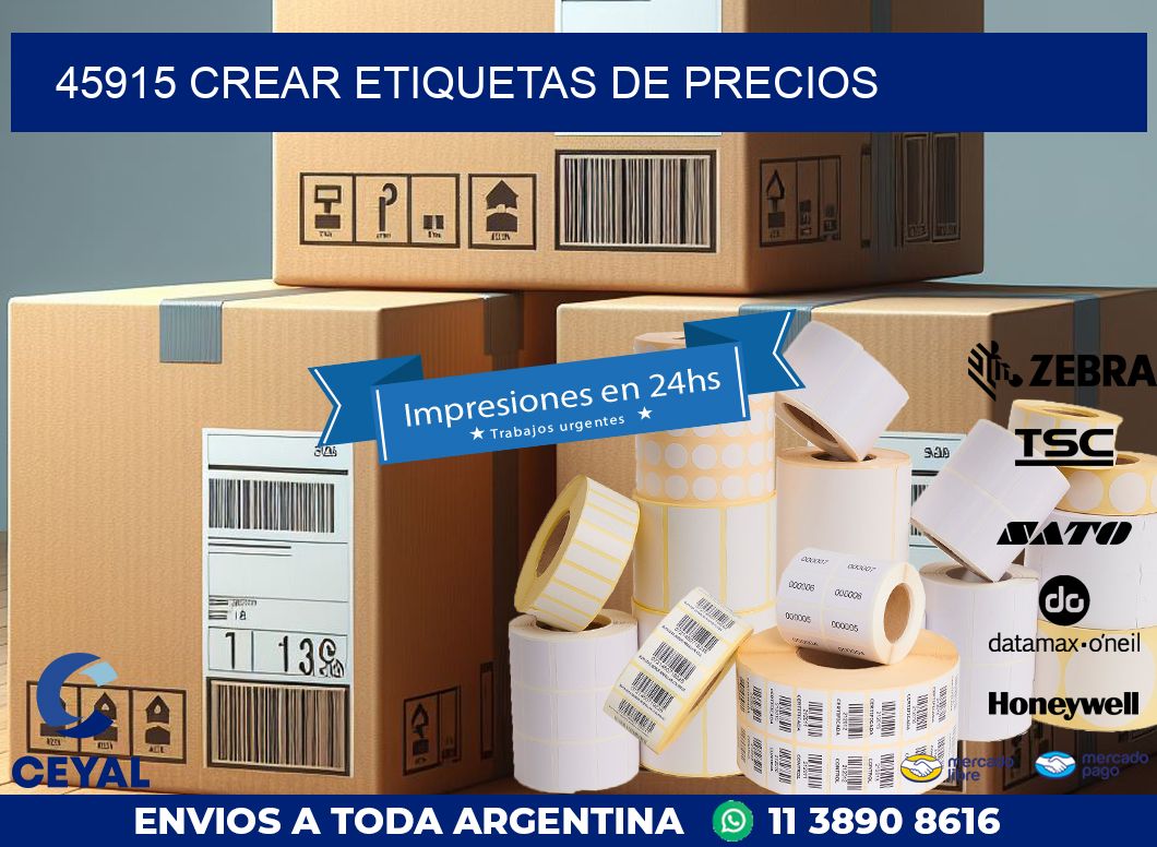 45915 CREAR ETIQUETAS DE PRECIOS