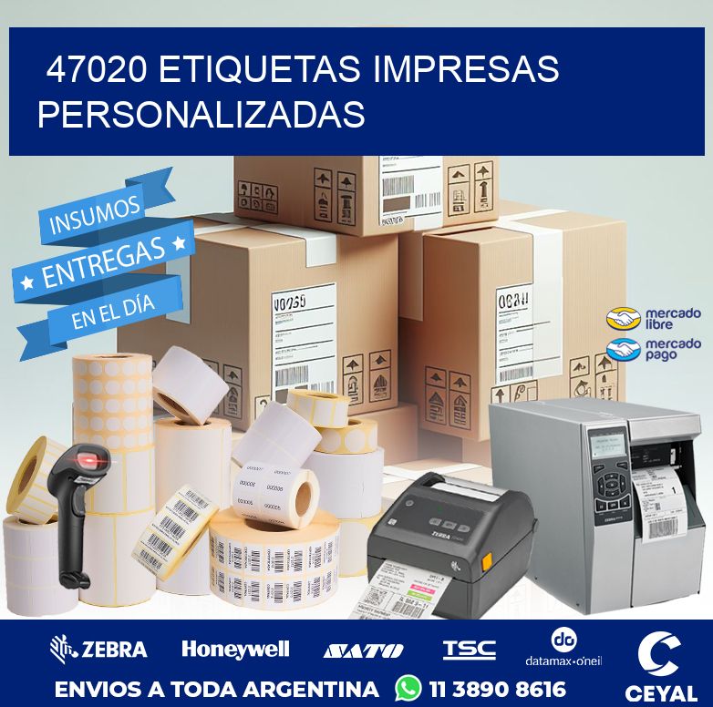 47020 ETIQUETAS IMPRESAS PERSONALIZADAS