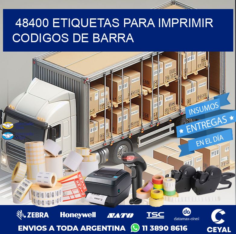 48400 ETIQUETAS PARA IMPRIMIR CODIGOS DE BARRA