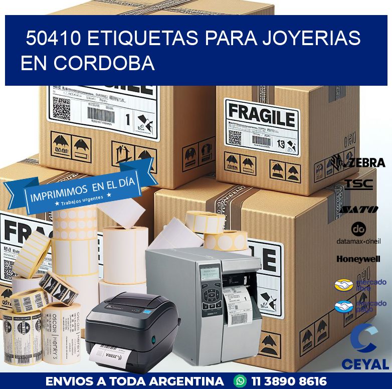 50410 ETIQUETAS PARA JOYERIAS EN CORDOBA
