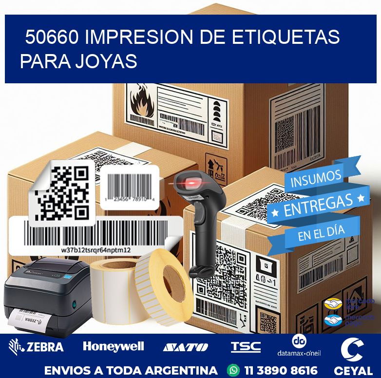 50660 IMPRESION DE ETIQUETAS PARA JOYAS