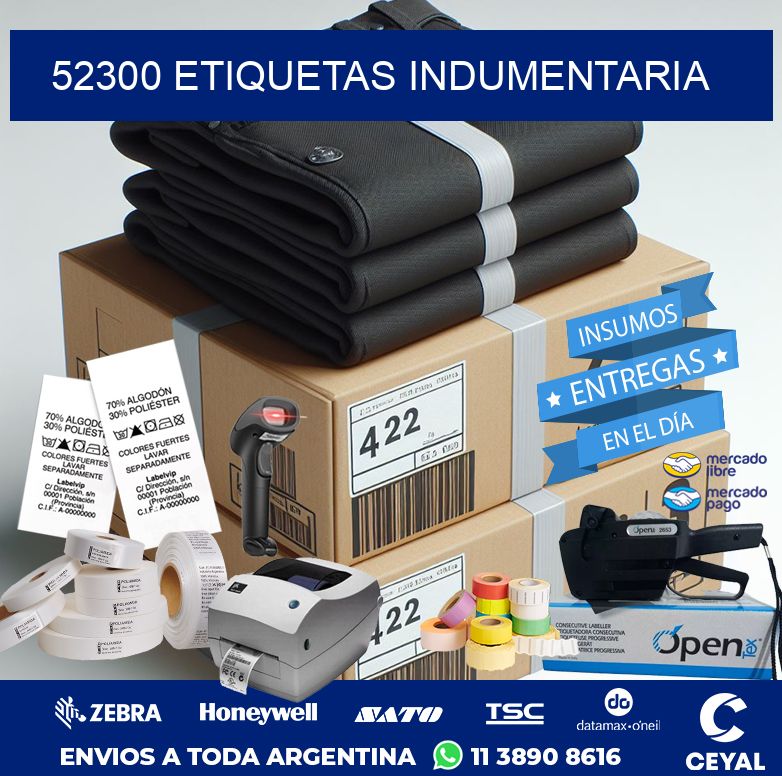 52300 ETIQUETAS INDUMENTARIA