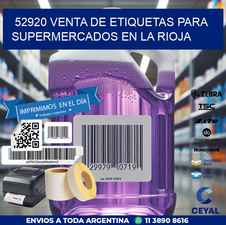 52920 VENTA DE ETIQUETAS PARA SUPERMERCADOS EN LA RIOJA